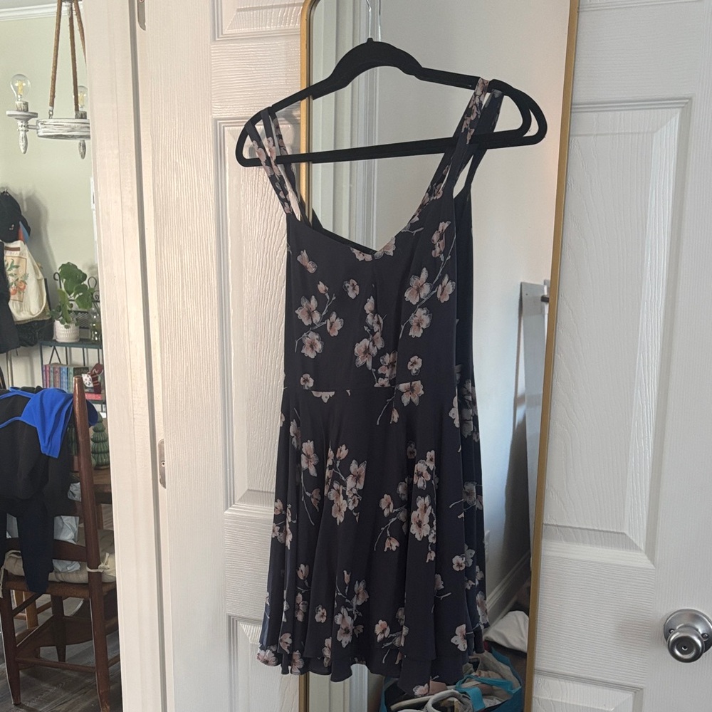 Floral Navy Dress
